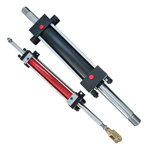 กระบอกไฮดรอลิกแบบดับเบิ้ลแอคติ้ง  ชิ้นส่วนรถยก  กระบอกสูบชุบโครเมียมแข็ง  พร้อมก้านเชื่อมต่อแบบคู่  ประสิทธิภาพสูง - Product Image 1