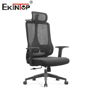 Ekintop Ergonomic Work Revolving Recliner Executive Swivel Mesh Tilting Office Chair With 3D Adjustable Armrests