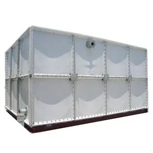 HOT Sale 50m3-1000 m3 GRP Modular Panel FRP Water Tank For SMC Rectangular Water Storage Tank