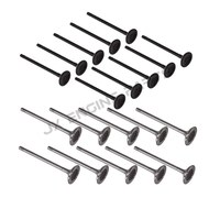 مجموعة صمامات سحب وعادم المحرك B5254T لسيارات فولفو 2.3 2.4 2.5 C30 C70 S40 S60 S80 V40 V50 V60 V70 XC60 XC70 2.4L 2.5L T5 L5 01-16