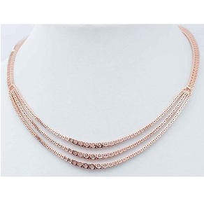 Multi Shape Moissanite 925 Silver Tennis <b>Necklace</b> Dainty <b>Statement</b> Design Elegant Anniversary Engagement Party Jewelry Style - Product Image 3