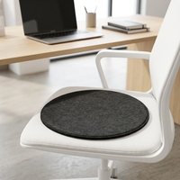 Tapis de chaise en feutre polyester sur mesure OEM, protecteur de sol réutilisable et lavable pour salle à manger et cuisine