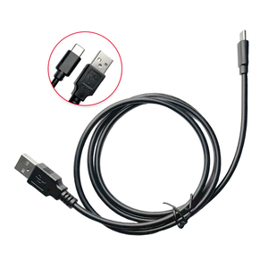 Op maat gemaakte 1m USB Type-C kabel met PVC-mantel en gevlochten afscherming, snelladen USB naar C datakabel in wit en zwart - Product Image 1