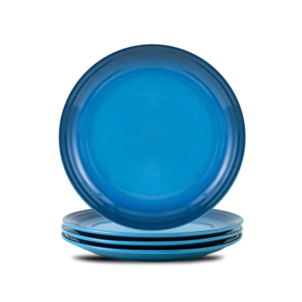 Заводская гостиничная синяя Северная посуда, тарелки, керамический набор для посуды, набор для столовой для ресторана