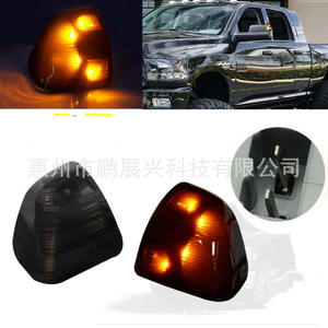 Luz Direccional para Dodge Ram 68302829AA, Ahumada, Izquierda Blanca, Derecha ABS, Repuesto para Espejo Retrovisor - Product Image 5