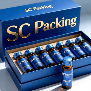 Vente directe d'usine, produits de santé personnalisables, boîte d'emballage rigide de qualité supérieure, emballage de collagène liquide oral - Product Image 1