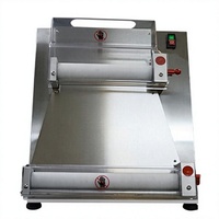 Laminoir à pâte semi-automatique en acier inoxydable avec réglage multi-étapes de l'épaisseur pour boulangerie, pâtisserie, croissants et pâtes