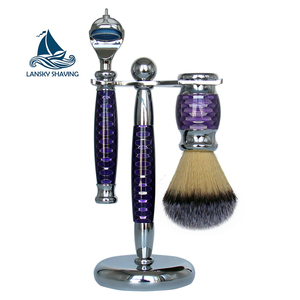 Geschenkdozen Voor Nat Scheren Borstel En Scheermesscheersets Als Geschenksets - Product Image 1