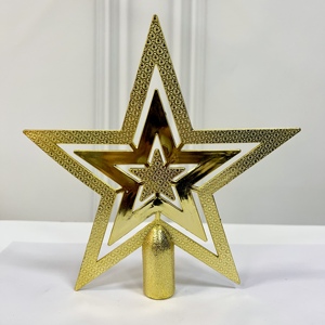 <span class=keywords><strong>Stella</strong></span> <span class=keywords><strong>di</strong></span> <span class=keywords><strong>Natale</strong></span> in Plastica <span class=keywords><strong>per</strong></span> <span class=keywords><strong>Albero</strong></span> <span class=keywords><strong>di</strong></span> 14cm, 15cm, 16cm, 18cm, 20cm, Decorazione Natalizia, Supporto OEM/ODM - Product Image 4