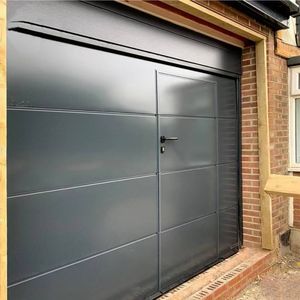 Porte de <span class=keywords><strong>garage</strong></span> coulissante moderne, porte sectionnelle intelligente automatique en alliage d'aluminium transparente, pour <span class=keywords><strong>garage</strong></span> résidentiel - Product Image 4