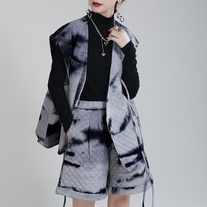 <span class=keywords><strong>Gilet</strong></span> matelassé en coton rembourré pour <span class=keywords><strong>femme</strong></span>, vêtement d'hiver à la mode, <span class=keywords><strong>mi</strong></span>-<span class=keywords><strong>long</strong></span>, ample, à lacets, 2597 - Product Image 2