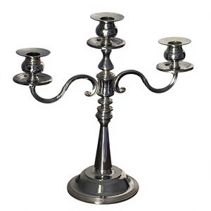 Candelabro de 3 brazos para mesa de salón, diseño moderno, candelabro decorativo para mesa, para bodas, fiestas, artículos de decoración para el hogar - Product Image 1
