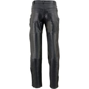 2025 cuir hommes noir moto sur pantalon SH1150 avec poches Style Jean Auto Racing Wear - Product Image 4