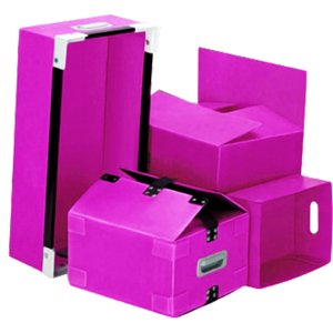 Kích thước lớn màu trắng các tông sóng gửi thư hộp phẳng sóng di chuyển vận chuyển gói tùy chỉnh cắt chế biến làm USA - Product Image 1