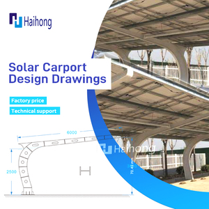 Cocheras Solares de Aluminio Impermeables, Paneles Estructurales para Techos, Cochera Personalizada al por Mayor con Panel Solar y Almacén - Product Image 4