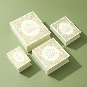 Customized Heaven and Earth Cover Black Jewelry <b>Box</b> <b>Small</b> Paper <b>Box</b> <b>With</b> <b>Lid</b> Ring Necklace Earrings Gift Packaging <b>Box</b> - Product Image 2
