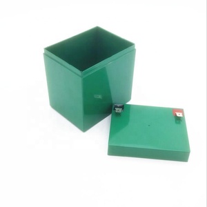Caja de Baterías de Plástico Verde Pequeña y Vacía de 12v 24v 48v Solar 18650 21700 26650 32700, Estuche de Almacenamiento DIY con Capacidad de 56Ah - Product Image 1