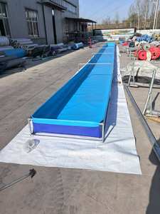 Bassin à poissons en PVC flexible longue durée pour l'<span class=keywords><strong>aquaculture</strong></span> intérieure/extérieure, carré, rectangulaire, pour l'élevage de poissons et de plantes aquatiques, équipement d'<span class=keywords><strong>aquaculture</strong></span> - Product Image 4