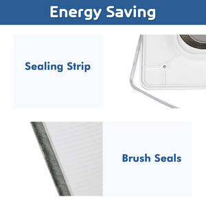 ประตูสุนัขแผงสไลด์<span class=keywords><strong>อลู</strong></span><span class=keywords><strong>มิ</strong></span><span class=keywords><strong>เนียม</strong></span>ทนทานสำหรับใช้กลางแจ้งมีล็อกนิรภัย4ตัวสำหรับสัตว์เลี้ยงขนาดเล็กถึงใหญ่ - Product Image 3