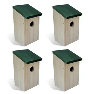 Cao Cấp Trong Nhà Ngoài Trời Treo Hộp Làm Tổ Tranh Gỗ Birdhouse Handmade