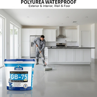 Revêtement imperméable polyaspartique polyuréthane non jaunissant, esthétique supérieure, résistance aux intempéries