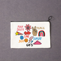 Étui à crayons cylindrique mignon pour étudiants, grande capacité, en toile de coton, pochette à crayons personnelle 14x21cm