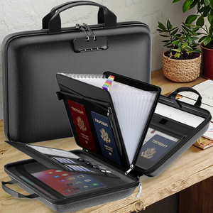 Nhà Máy Tùy Chỉnh EVA Vỏ Cứng Trường Hợp Chống Cháy Tài Liệu Trường Hợp Gia Đình Nhiệt Cách Điện Tài Liệu Chống Cháy Túi Với Khóa - Product Image 1