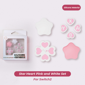 Silicone morbido D-pad croce pulsante pollice adesivo tappo adesivo per Nintendo Switch2 <span class=keywords><strong>Joy</strong></span>-<span class=keywords><strong>Con</strong></span> bottone ABXY accessori per gioco - Product Image 5