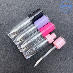 Tube de brillant à lèvres rond JIE MEI, 7 ml et 8 ml, le plus vendu, avec logo personnalisé, emballage cosmétique vide en plastique pour brillant à lèvres - Product Image 4