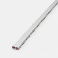 Câble plat BVVB 2x1mm² 2x1.5mm² à conducteur en cuivre, isolé et gainé en PVC, pour câblage domestique et éclairage intérieur