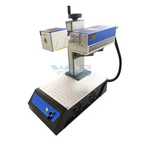 Mini 3 Wát UV Laser đánh dấu máy cho thủy tinh gốm sứ ngọc pha lê kim loại nhựa