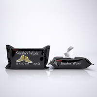Label privé de haute qualité pour la maison lingettes de nettoyage de chaussures portables multifonctionnelles soins de baskets sans alcool pour adultes