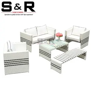 Nice Design Luxury Style 3 seat rattan sofa Designs rattan wicker furniture poland outdoor rattan sofa