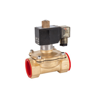 Válvulas Solenoides de Latón de Uso General Directas de Fábrica 2W-320-32K, Válvulas Solenoides Impermeables Normalmente Abiertas, Válvulas de Control - Product Image 2