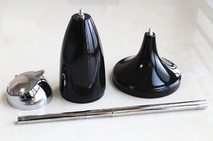 Cenicero de tapa pulida desmontable autolimpiante de gran capacidad con altura ajustable Cenicero de pie exterior para el hogar - Product Image 2