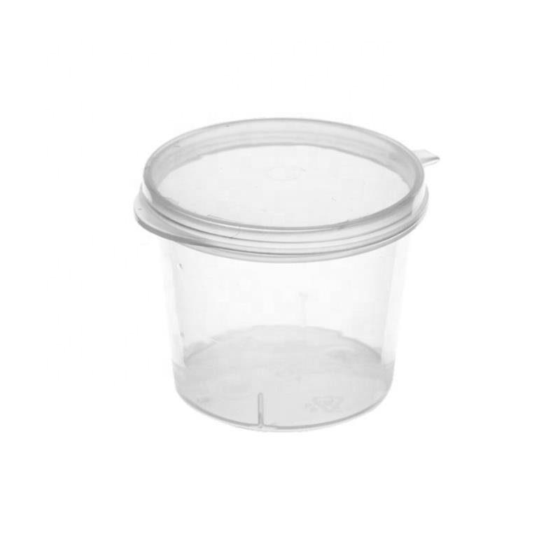 Контейнер для соуса 1 унция с откидной крышкой, чашка для соуса 30 мл