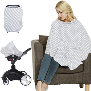Bio personnalisé hiver chaud extensible bébé siège auto siège auto coussin d'allaitement écharpe sangle d'allaitement housse - Product Image 2