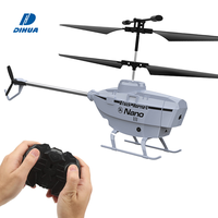Helikopter RC 2.5CH untuk Anak-anak, Pesawat Remote Control dengan Penghindaran Rintangan, Penerbangan Stabil, Drone Mainan Indoor untuk Pemula