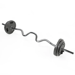 Tiêu chuẩn siêu Curl <span class=keywords><strong>Barbell</strong></span> bền và đa năng thép tập luyện thiết bị cho <span class=keywords><strong>bicep</strong></span> tricep cơ bắp tập thể dục Cách sử dụng - Product Image 4