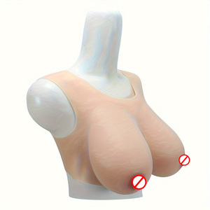 Payudara palsu silikon payudara palsu Payudara palsu pembentuk cangkir besar plat payudara Transgender Cosplay Drag Queen silikon - Product Image 2