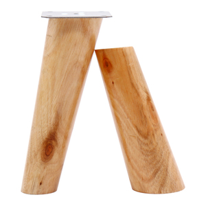 Nordic Style Solid Wood Furniture <b>Legs</b> Import Rubberwood Natural Finish Cabinet Table <b>Sofa</b> Support <b>Legs</b> - Product Image 2