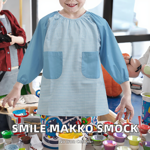 <span class=keywords><strong>Blouse</strong></span> en coton Haushead à manches longues, sans repassage, tailles 110cm-130cm, <span class=keywords><strong>pour</strong></span> la <span class=keywords><strong>maternelle</strong></span> et la préparation à l'entrée à l'école, <span class=keywords><strong>pour</strong></span> enfants - Product Image 2