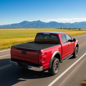 Cubierta de lona triple plegable para caja de camioneta Chevy Silverado GMC Sierra 1500 2019-2024, accesorio negro de DB Wholesale - Product Image 2