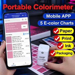 Analizador de Color Portátil LS170 con Tarjeta de Color Electrónica para Comparación Delta E y Control de Calidad - Product Image 2
