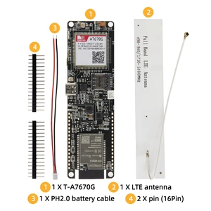Placa de Desarrollo WGZX T-A7670G/E/SA R2 4G, Módulo SIM LTE CAT1, Compatible con ESP32, GSM/GPRS/EDGE, Tarjeta TF, AG AE A - Product Image 5