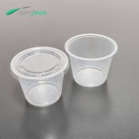 Bol en plastique jetable 5.5oz soupe chaude yaourt dessert pouding gâteau crème glacée PP récipient de charcuterie en plastique avec couvercle