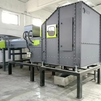Séparateur magnétique métallique motorisé haute performance pour l'élimination des impuretés de fer, cuivre et aluminium des déchets de pare-chocs en PP et ABS
