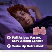 Gommes personnalisées à la mélatonine en gros 5mg Sommeil Gommes à la mélatonine à base de légumes Vente en gros pour le sommeil des adultes