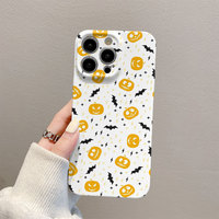 Coque de téléphone antichoc Halloween PC pour iPhone 11-17 Pro Max Series