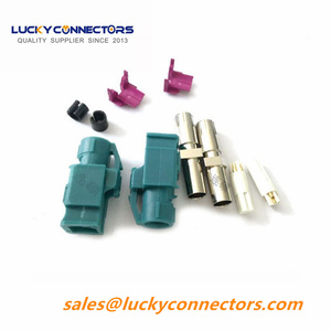 Conector Hembra en Ángulo Fakra HSD LVDS de 4 Pines RF de Cobre para Crimpado, Código C 6A SMB PCB para <span class=keywords><strong>Dacar</strong></span> 535 4 polos - Product Image 4